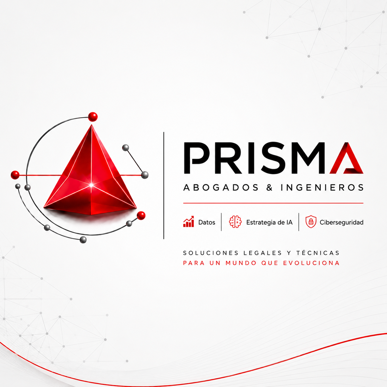 Gráfica roja de Prisma Asociados